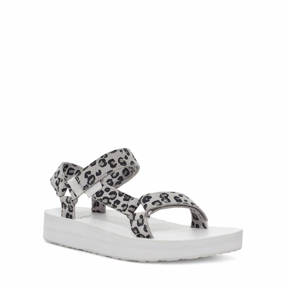 leopard print teva sandals