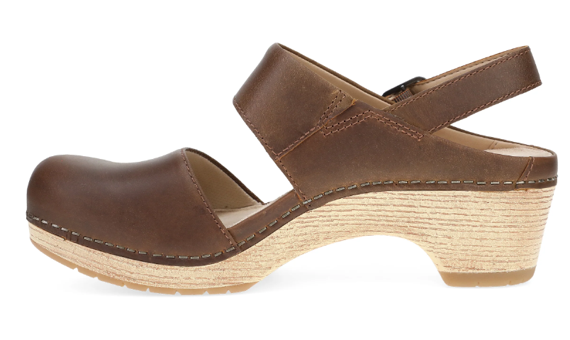 Dansko Lucia Leather Slingback Clog